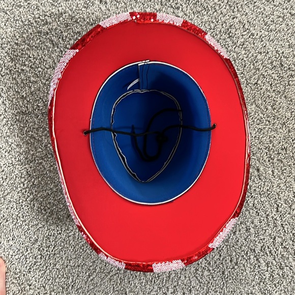 Patriotic red, white and blue hat - Picture 4 of 6